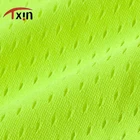 Density Customized Polyester Moisture Wicking Green Mesh Fabric For Tracksuits