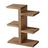 3 Tier Wooden Movable Decorative Indoor Balcony Ladder Plant Stand