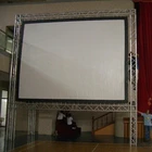 Rear Projection Screen Fabric/Flexible Rear Grey Projector Screen/Custom Size Rear Screen Fabric