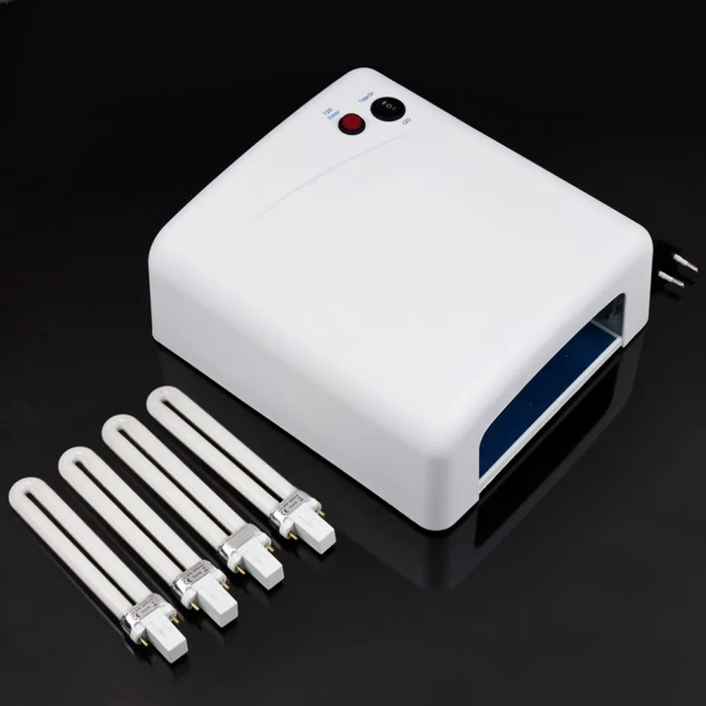 High quality Popular 36W EU Plug Ultraviolet 220V Gel Professional UV Curing Lamp Light Dryer Nail Art Free Shipping
