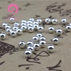 10mm 18k PVD plating 925 sterling silver crystal beads custom metal logo beads