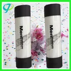 custom plastic transparent cylinder plastic packing tube