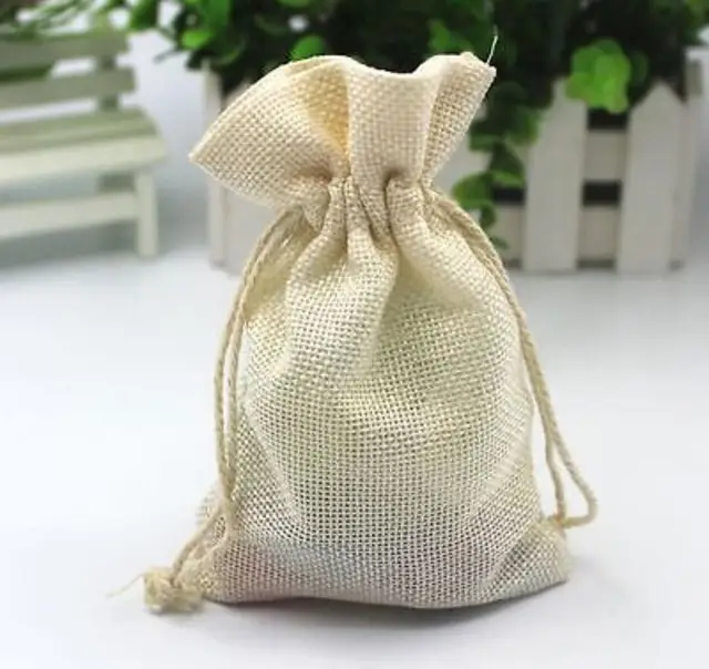 drawstring gift bag cotton jute custom jute bag manufacturers