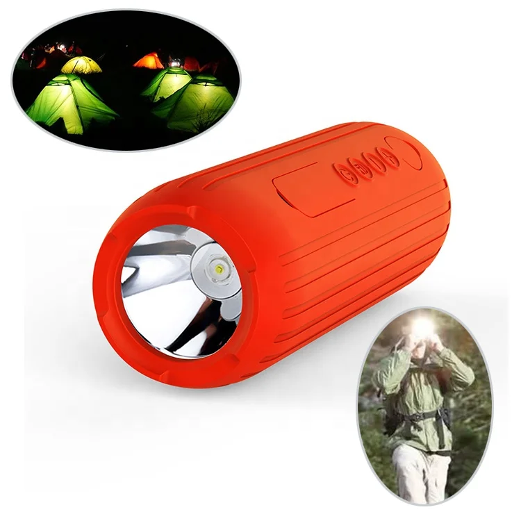 Portable and Waterproof FM Radio Wireless Outdoor Cycling Sports Speaker with Ultra Bright Flash Light - ANKUX Tech Co., Ltd