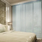 Motorized suns shades Vertical Shangri-La Sheer Blinds Triple Roller Shades
