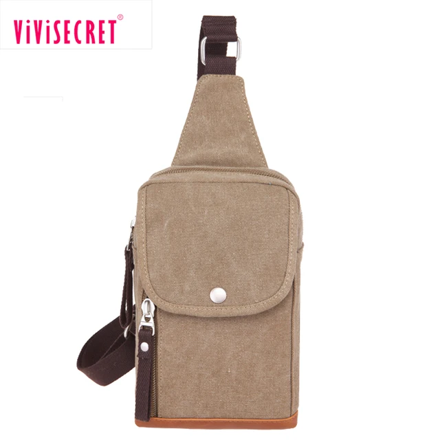 canvas unisex cross body bag messenger shoulder back pack sling