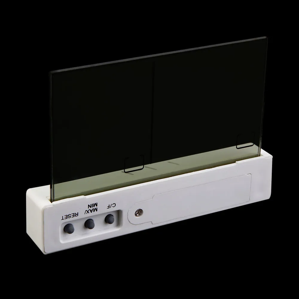 2017 New Arrival Digital Transparent Display Thermometer Hydrometer Indoor Outdoor Station