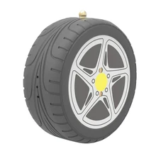 Coin size tyre shape mini pendant GPS tracker for ladies and children