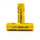 18650 3.7V 2600mah li ion battery capacity cell lithium batteries 18650 battery cell