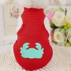 Wholesale Price Summer Embroidered Dog Shirts Small Dog Clothes
