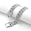 Hip Hop Style Jewellery Designs New Bracelet Men Designs Silver Charm Bracelet For Sale