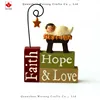 Custom Resin Religious Jesus Christ Hope Love Faith Cross with Sheep Home Decor Gifts