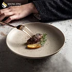 For Buffet Festive Tableware Shallow Plate Round Plate
