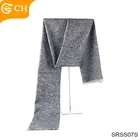 Latest Hot Sell Dark Series Gentleman Plain Winter Silk Scarf Wholesale