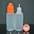 15ml 30 ml - 100ml 120ml Plastic e liquid Dropper Bottle With Childproof Cap and Long Thin Tip