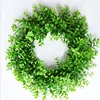 Factory Direct Craft Artificial Eucalyptus Grass Wreath for Home Door Decor