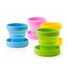 Shenzhen Factory Travel Silicone Collapsible Folding Cups Drinking Cup