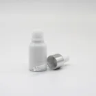 10ml custom white glass bottle essential oil with glod/ silver dropper for serum packing