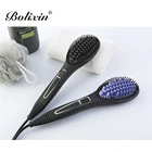 Hot sale mini hair straight comb straightener iron brush
