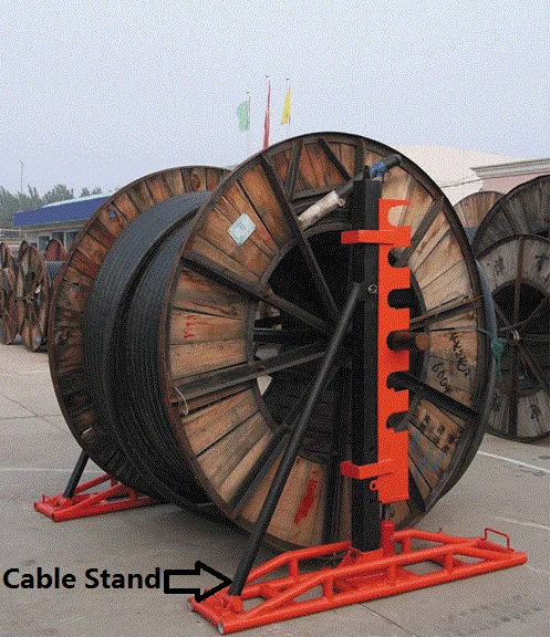 5 Ton 10 Ton Professional Cable Reel Stand High Performance Cable Drum