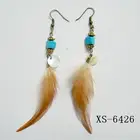Earrings Gold Hoop Tassel Korean Earrings Gold Ethnic Hoop Acrylic Earrings For Women