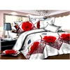 Floral print microfiber fabric bedding / fabric for making bed sheets