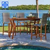 Contemporary harvest farm table solid wooden furniture outdoor table