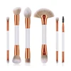 High end two sides customized custom logo foundation make up tools double side makeup brush