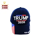 6 panel 3D embroidery make america great again trump 2020 baseball cap election hat