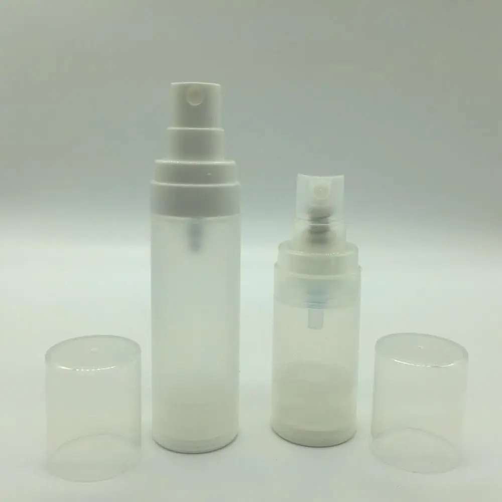 Empty Airless Spray Lotion Pump Bottle Frosted White Ml Ml Ml