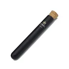 LOGO printing colored frosted glass test tube with wooden cork