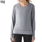 Hand Keep Warm Design Longsleeve Jogger T Shirt Sport Wear For Women