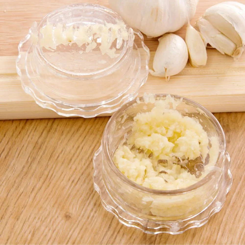 Garlic Peeler Kitchen Tool Ginger Helpful Crusher Garlic Presses Plastic Box Novelty Households Vegetable Cutter Kitchen KC1019