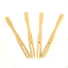 wholesale disposable food party bamboo forks