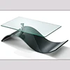 Crystal Perspex End Table Bench Style Clear Acrylic Table Furniture