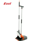 EAST High Quality Broom And Dustpan Detachable Handle Plastic long handle Broom And Dustpan Set