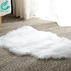 white large nonslip absorbent luxury soft fluffy faux fur area rug
