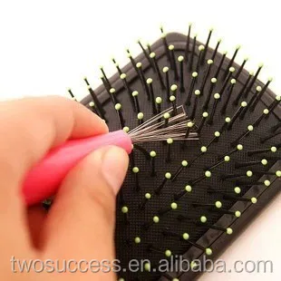 Super Durable Plastic Comb Cleaner Remover Hair Brush With Hair Clean Tool