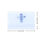 Pin style combi clip horizontal name badge holders