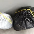 100% Biodegradable and compostable plastic garbage bag drawsting trash bag