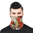 Headwear Scarf Wrap Tubular Bandana Skull Face Tube Mask Seamless Style Polar Fleece Bandana