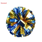 Hot sell different color metallic cheerleading pom poms wholesale