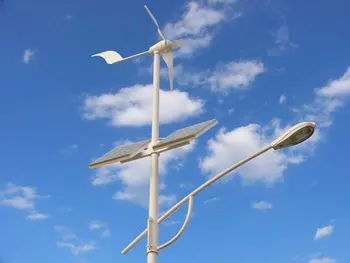 600w Hybrid Solar Power System Small Wind Turbine For ...