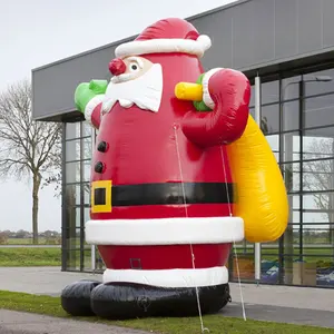 product decoration giant inflatable santa claus for christmas