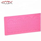 Cake decorating fondant silicone lace moulds