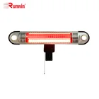 Waterproof solar powered infrared battery portable heater