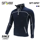 Manufacturer Custom New Design Navy Blue With Zipper Sports Hoodies