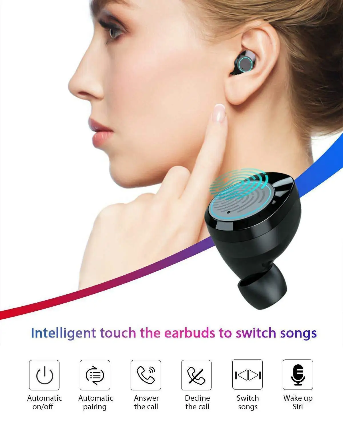 Battery 4000 mAh headset earphone best bluetooth wireless headphones - ANKUX.COM