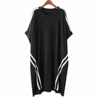 Summer top silk cashmere knitted maternity short sleeve sweater dress