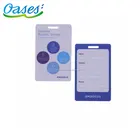 Plastic badges printed with id card hole punch start 100pcs